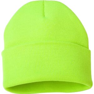 Knit Hat Safety yellow