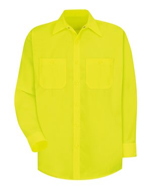 button down safety work shirts